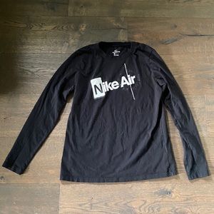 Black Nike Air Long Sleeve Shirt